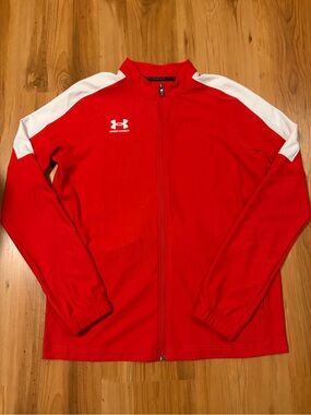 Under Armour Red Athletic Top with White Trim